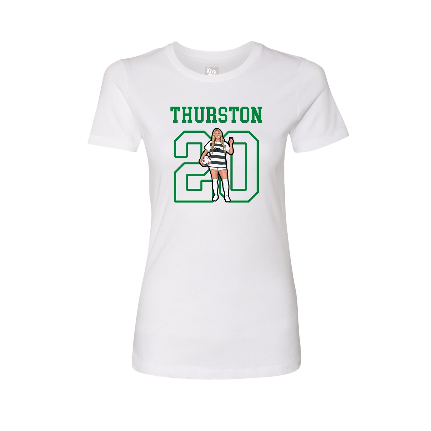 Fitted Women's Tee — Shirsey in White