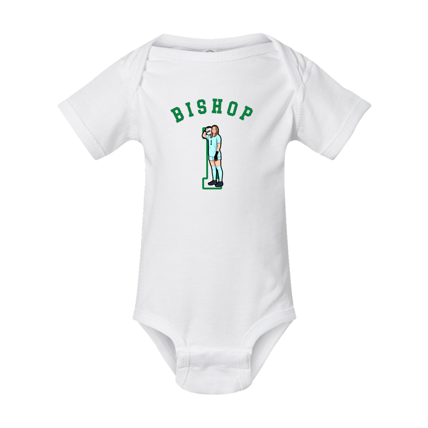 Baby Onesie — Shirsey Arch in White
