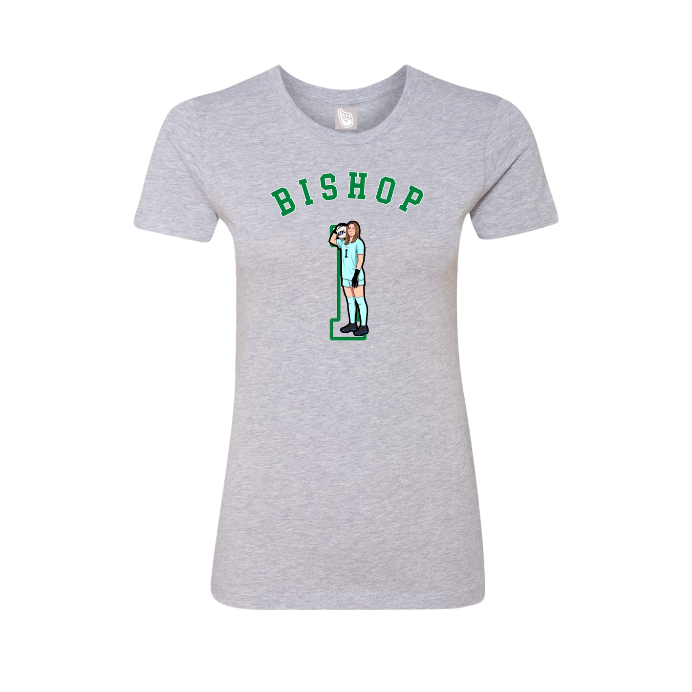 Womens Tee — Shirsey Arch in Grey