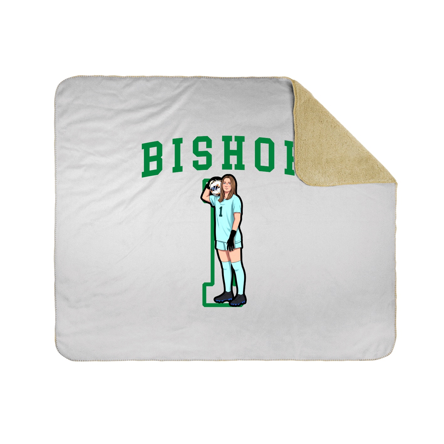 Throw Blanket — Shirsey in White