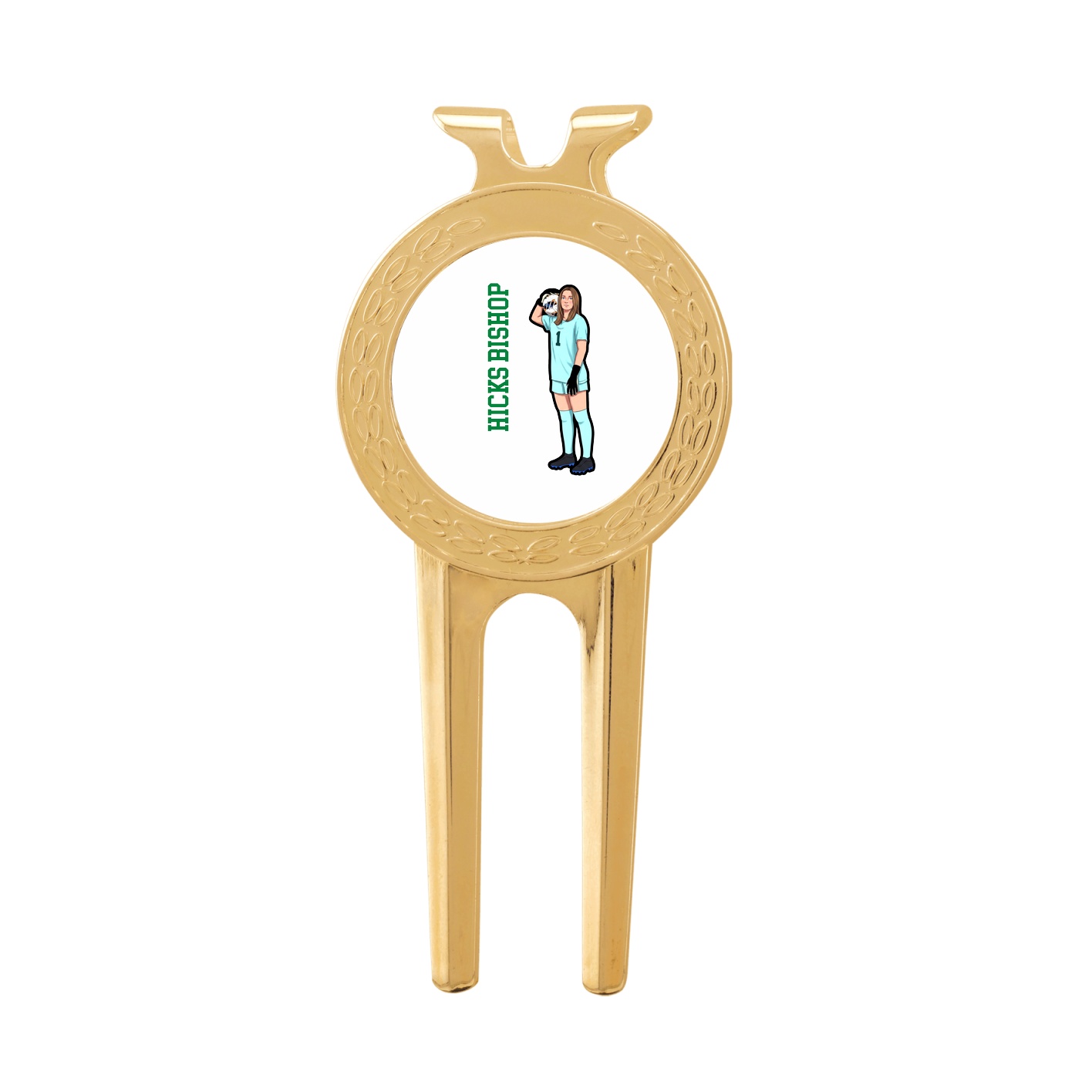 Divot Tool with Ball Marker — Name Vertical in Classic
