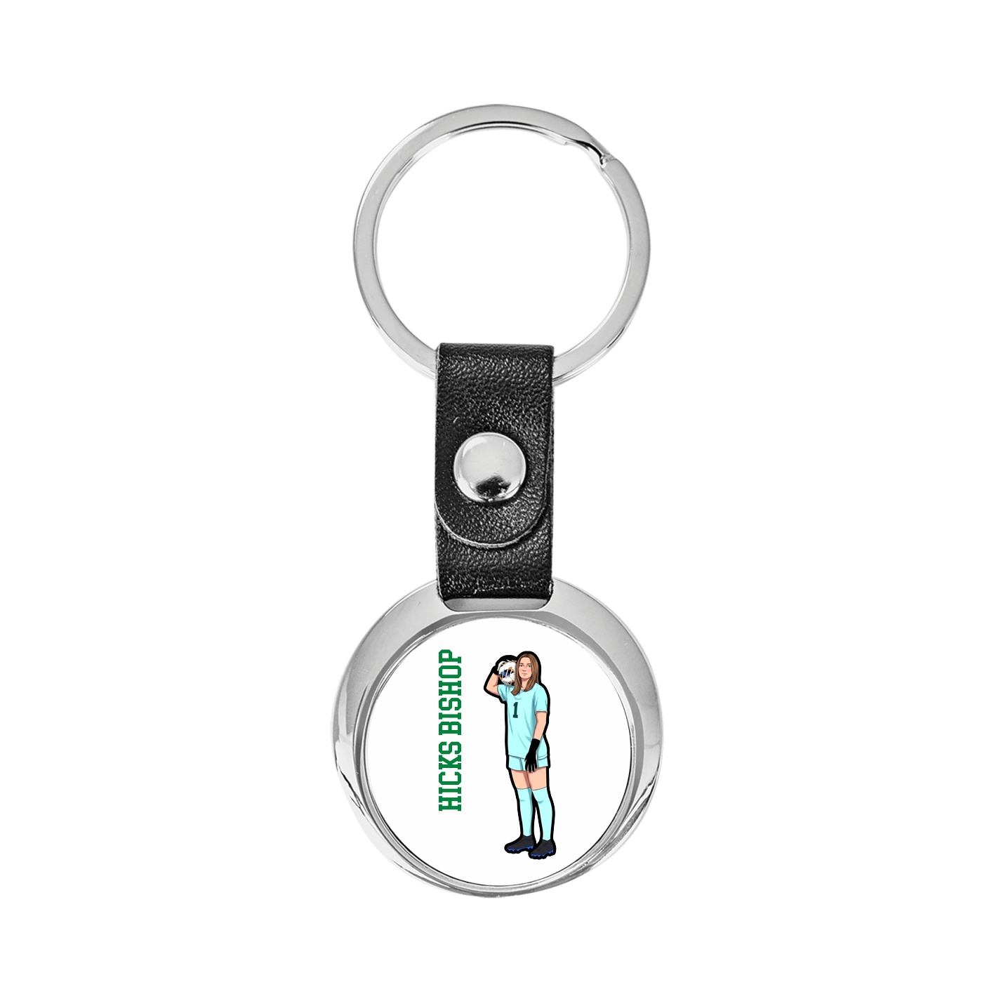 Key Chain — Name Vertical in Classic
