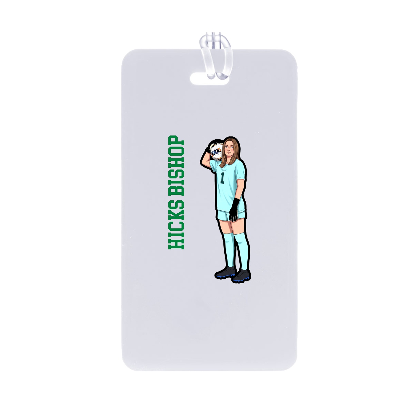 Bag Tag — Name Vertical in Classic