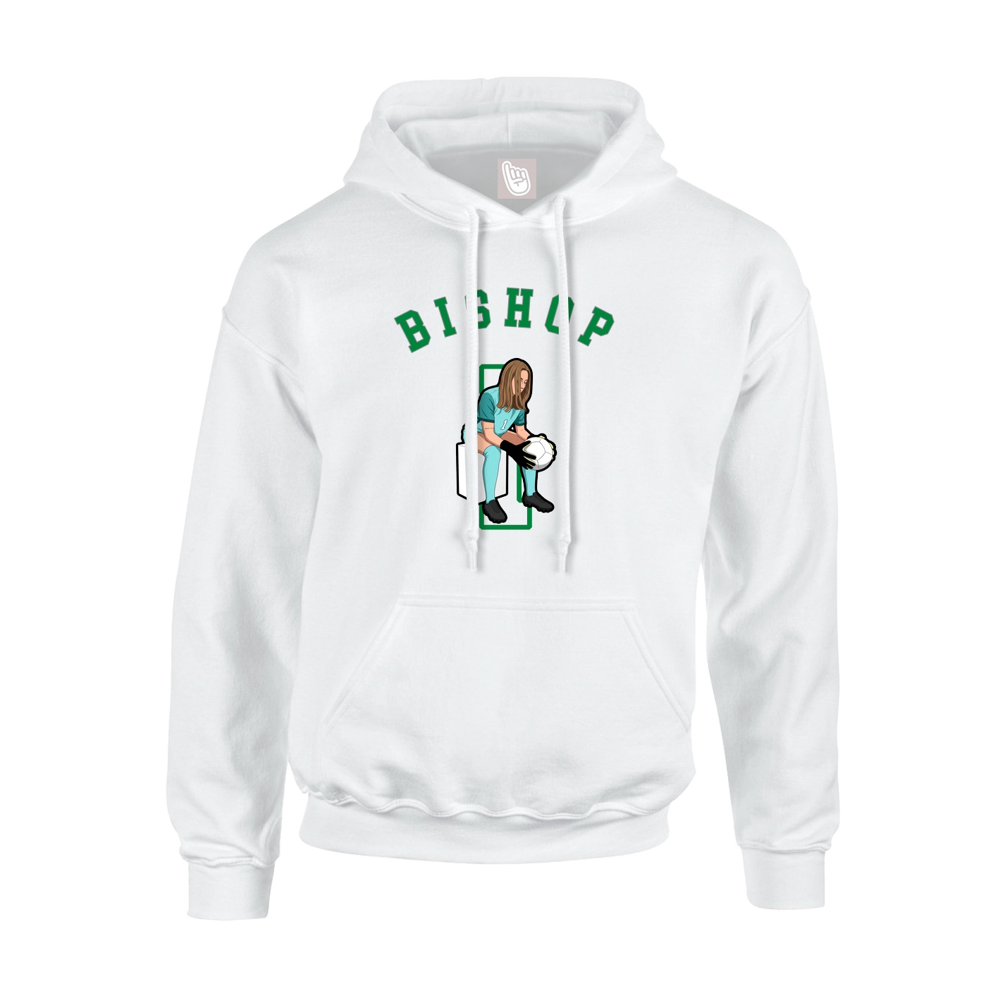 Hoodie — Shirsey Arch in White