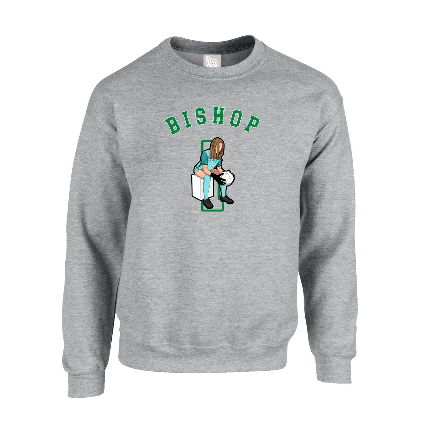 Fleece Crew — Shirsey Arch in Grey