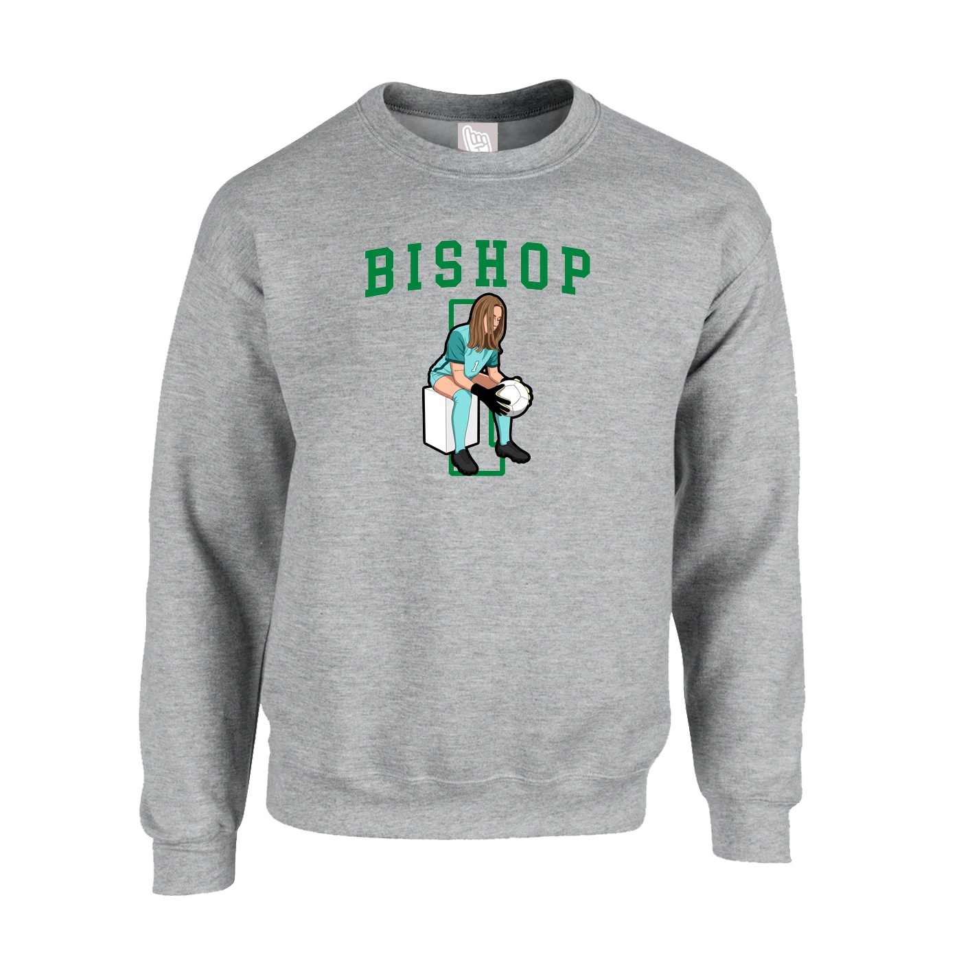 Fleece Crew — Shirsey in Grey