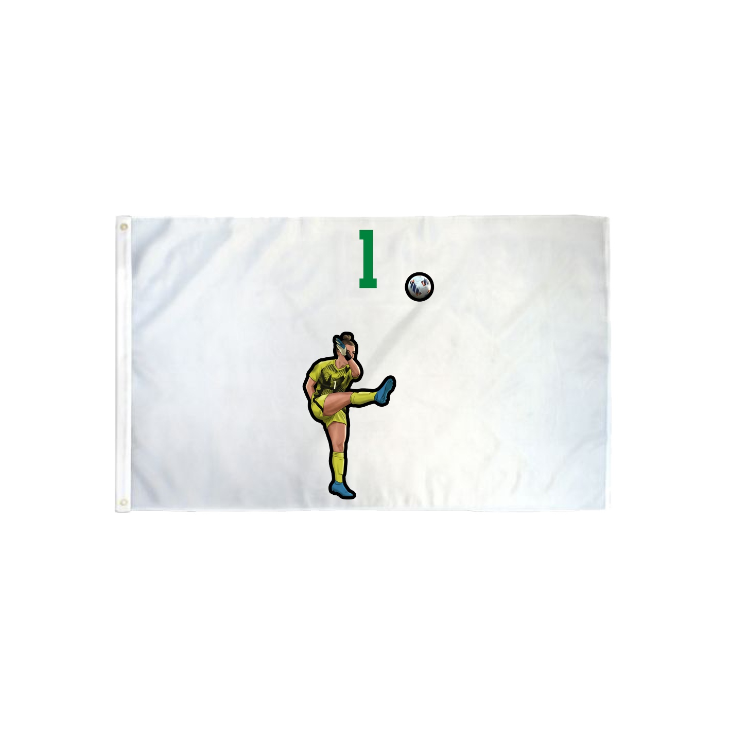 3x5 Flag — Number Top in Classic
