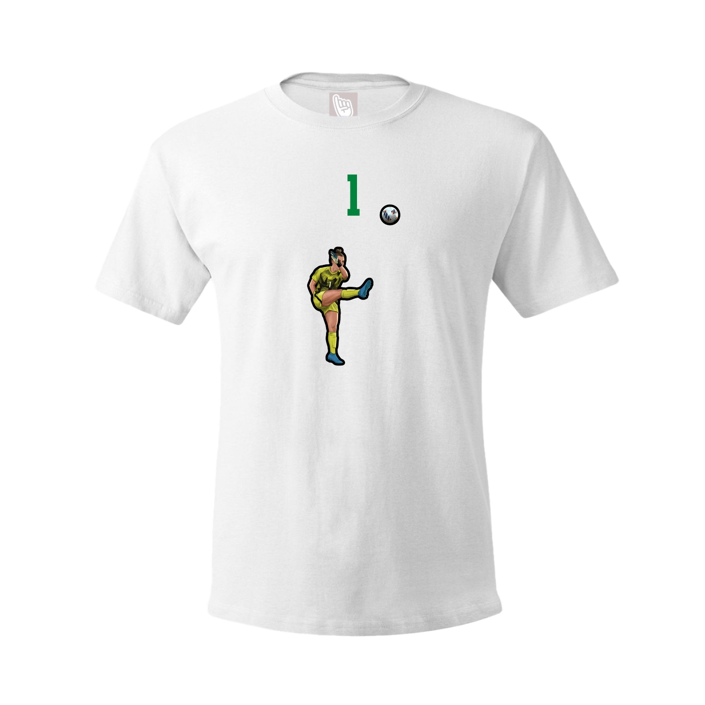 Tee — Number Top in White