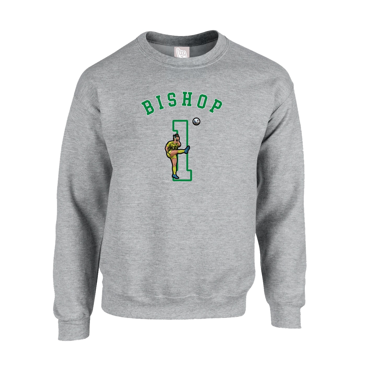 Fleece Crew — Shirsey Arch in Grey