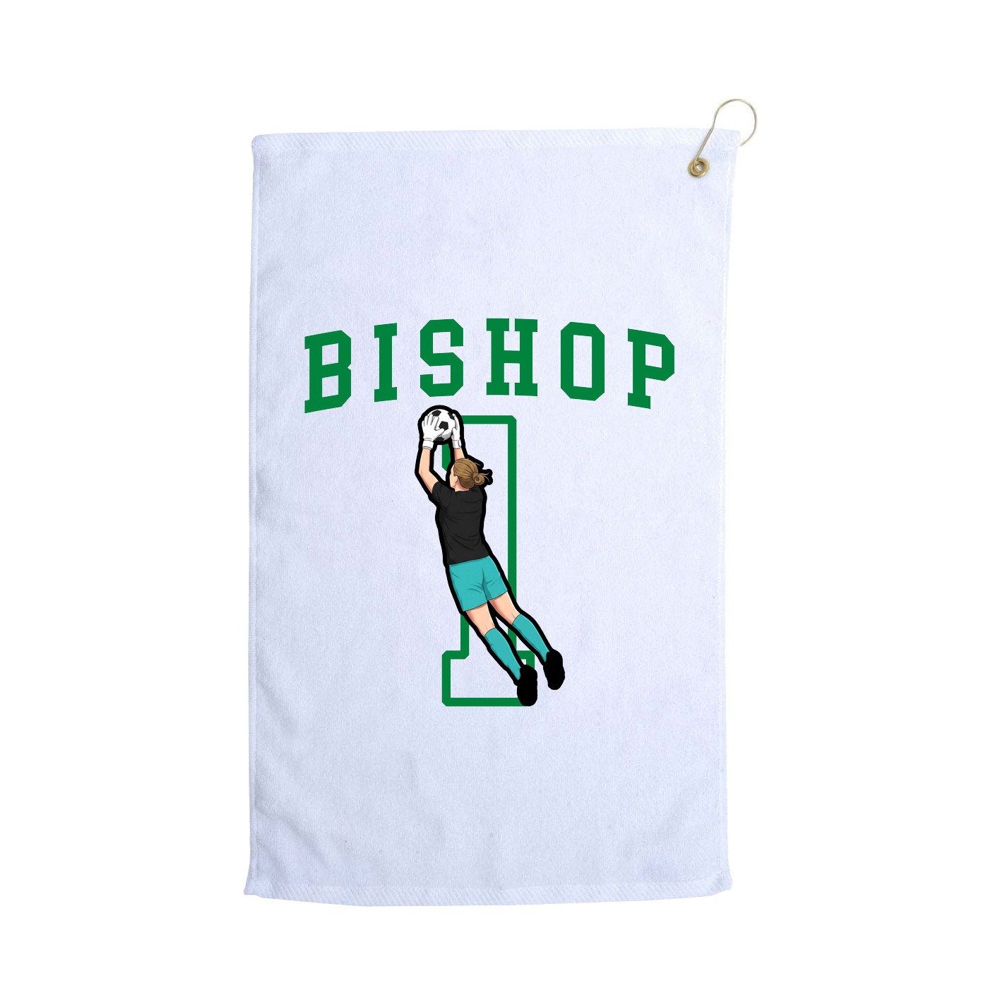 Golf Towel — Shirsey in White