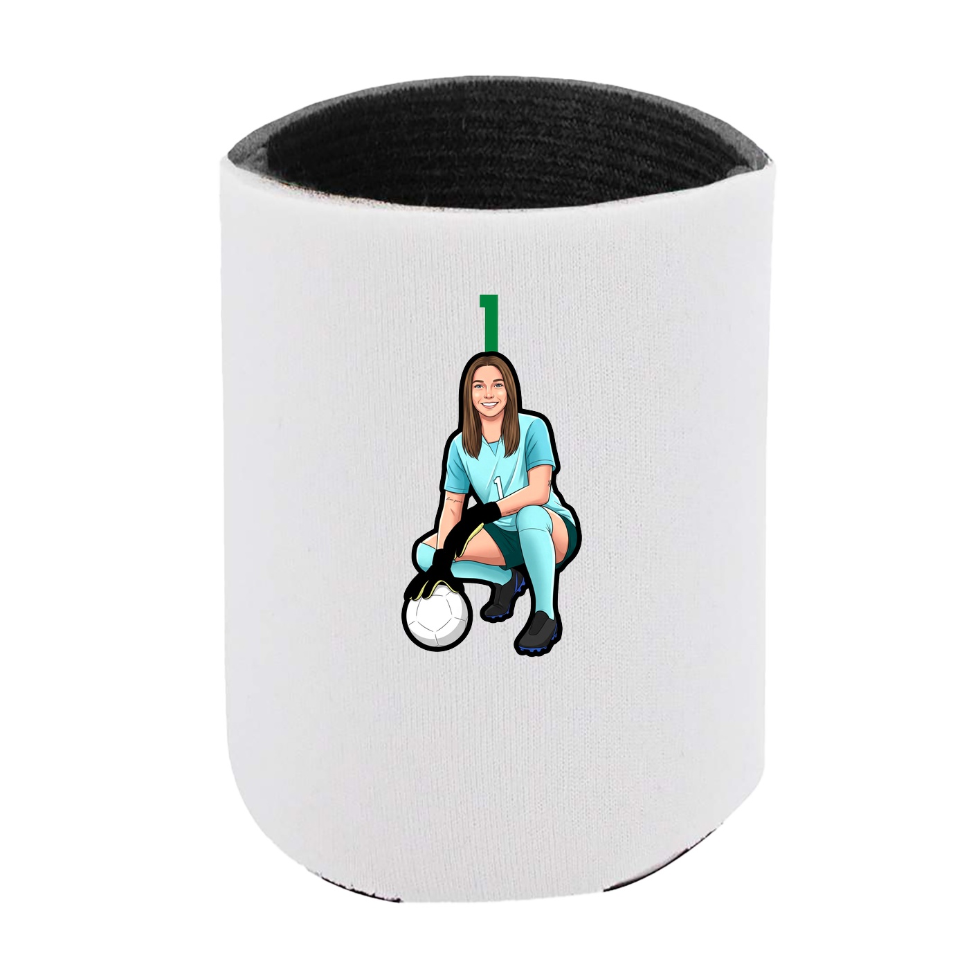 Can Holder — Number Top in White