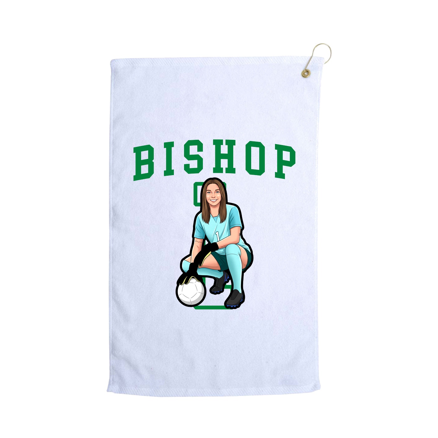 Golf Towel — Shirsey in White