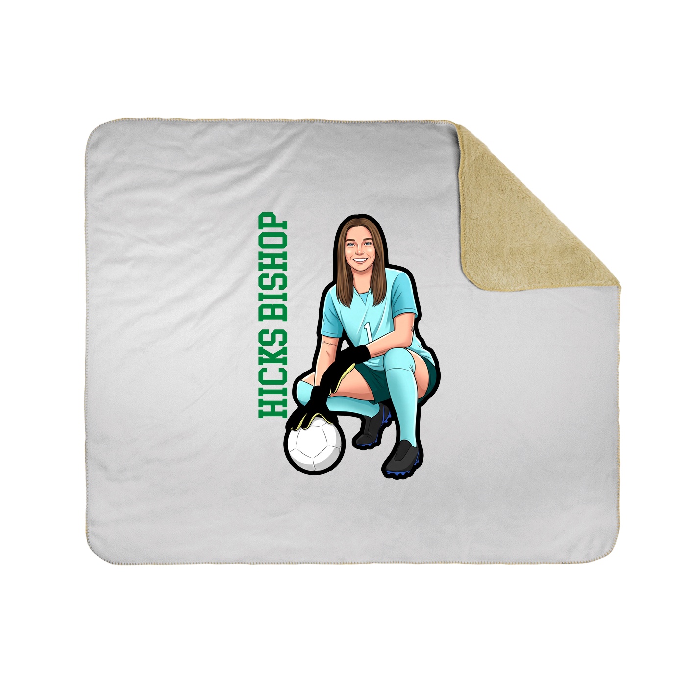 50x60 Sherpa Lined Throw Blanket