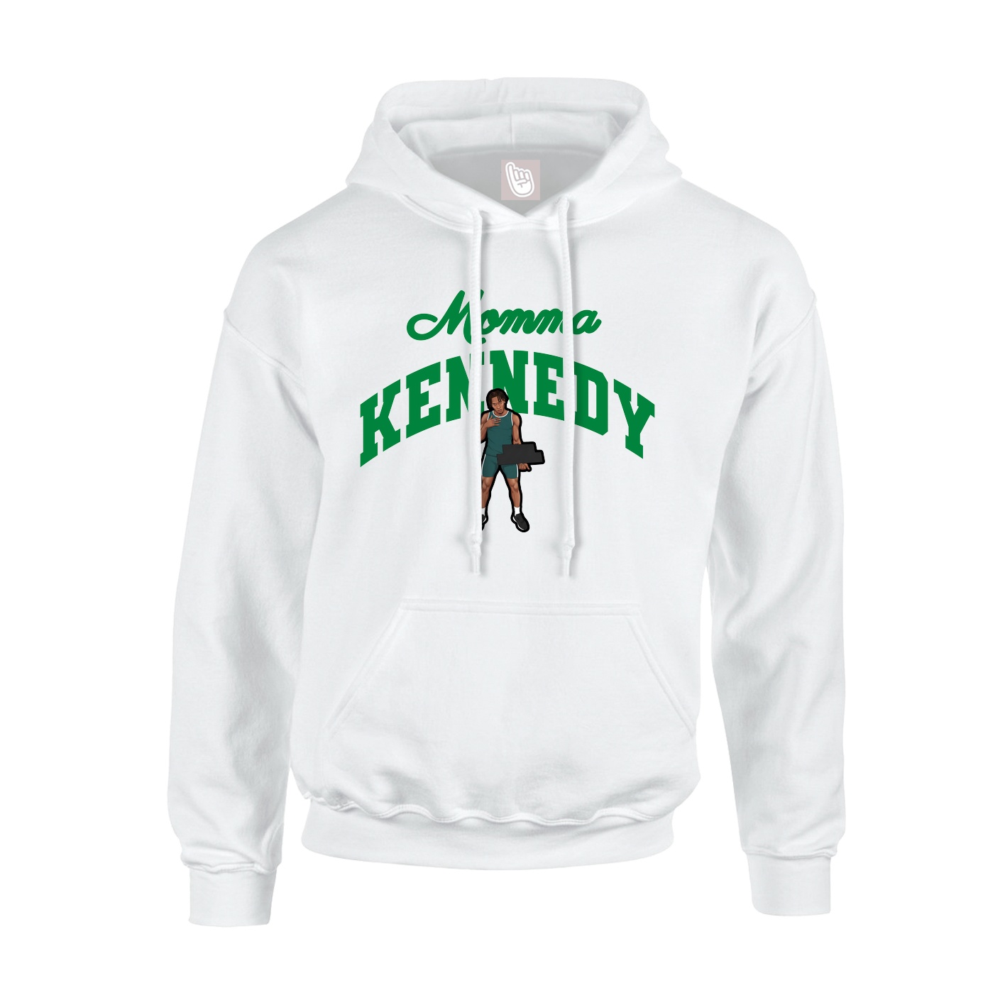 Youth Hoodie — Mothers Day Arch in White