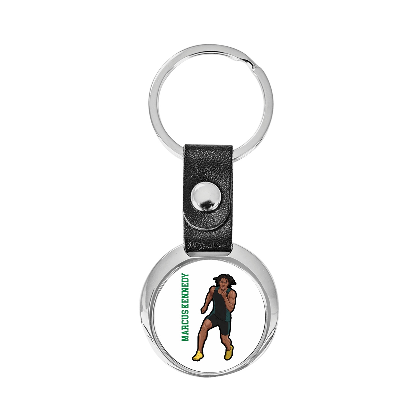 Key Chain — Name Vertical in Classic