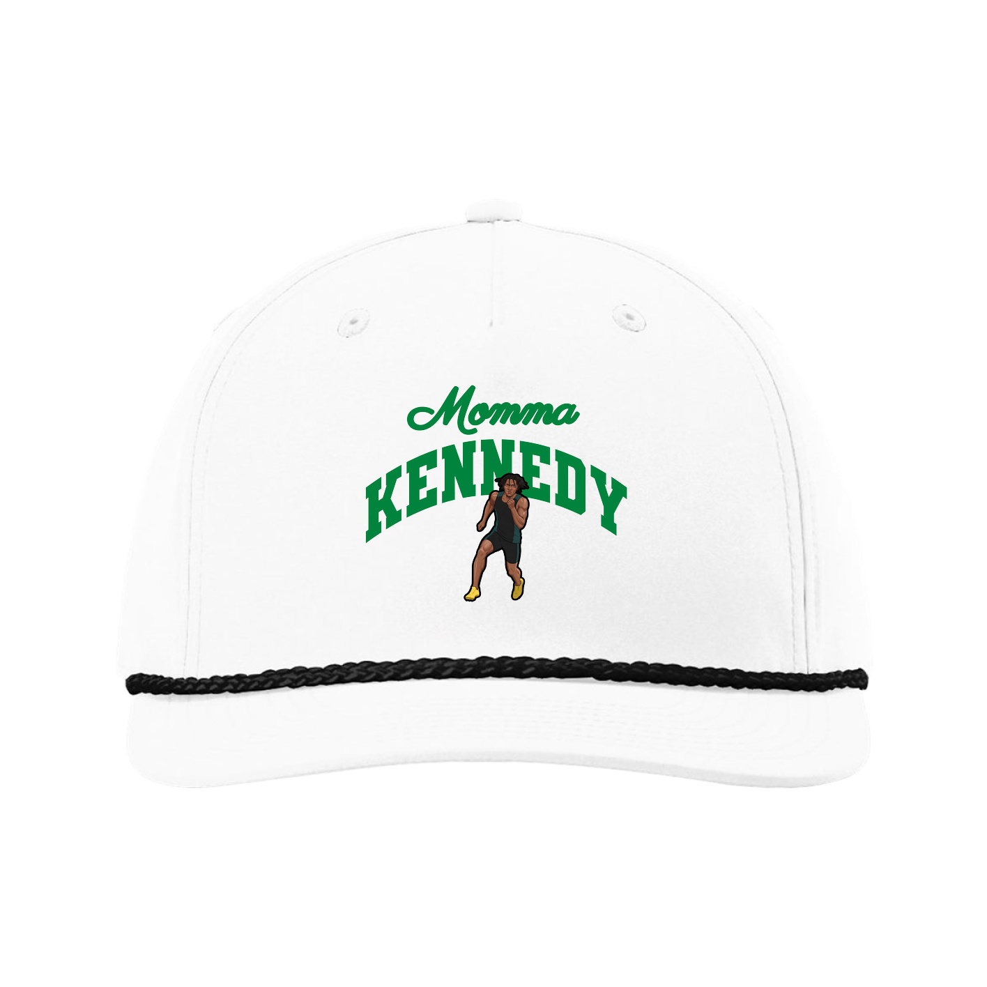 Five-Panel Classic Rope Cap — Mothers Day Arch in White