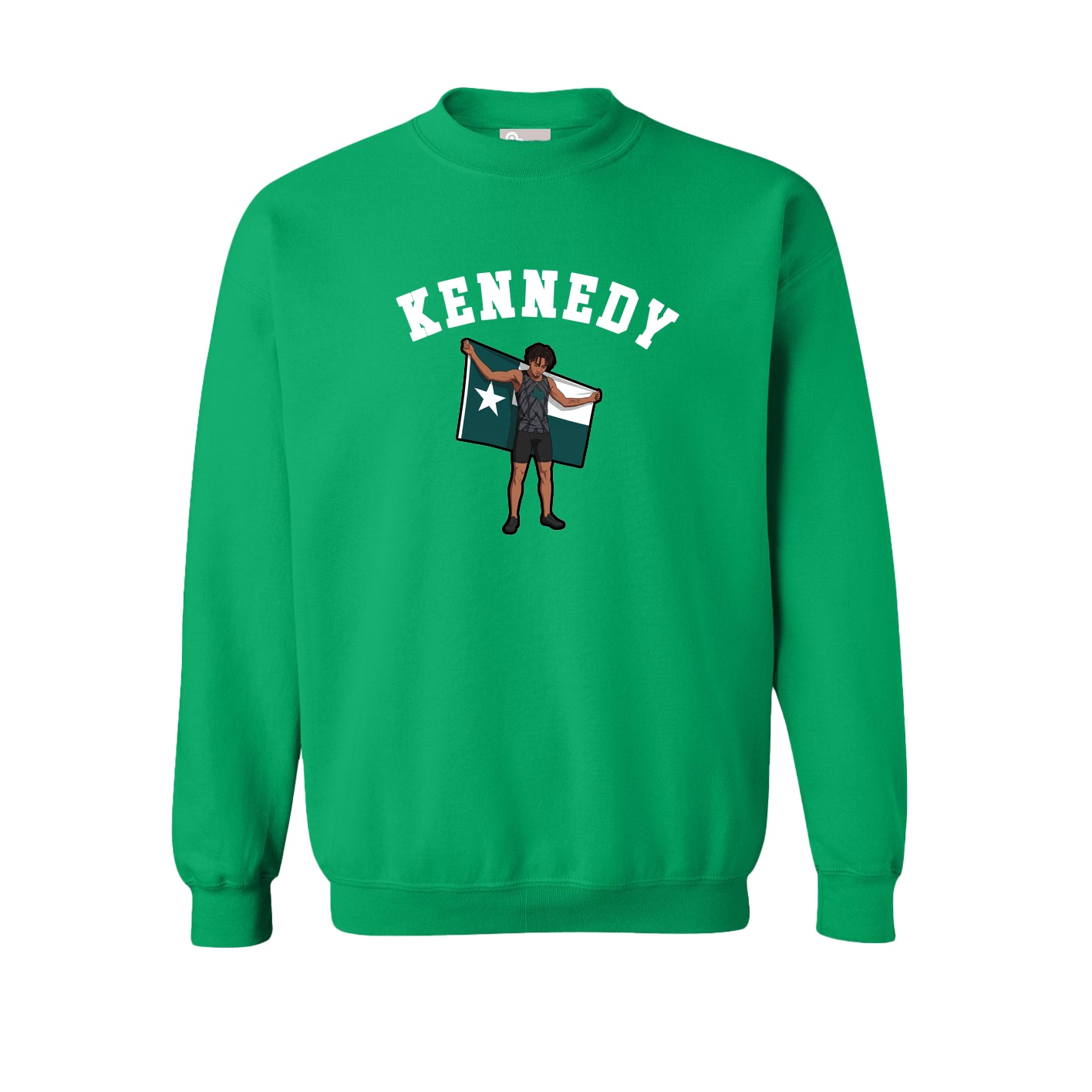 Fleece Crew — Shirsey Arch in Green