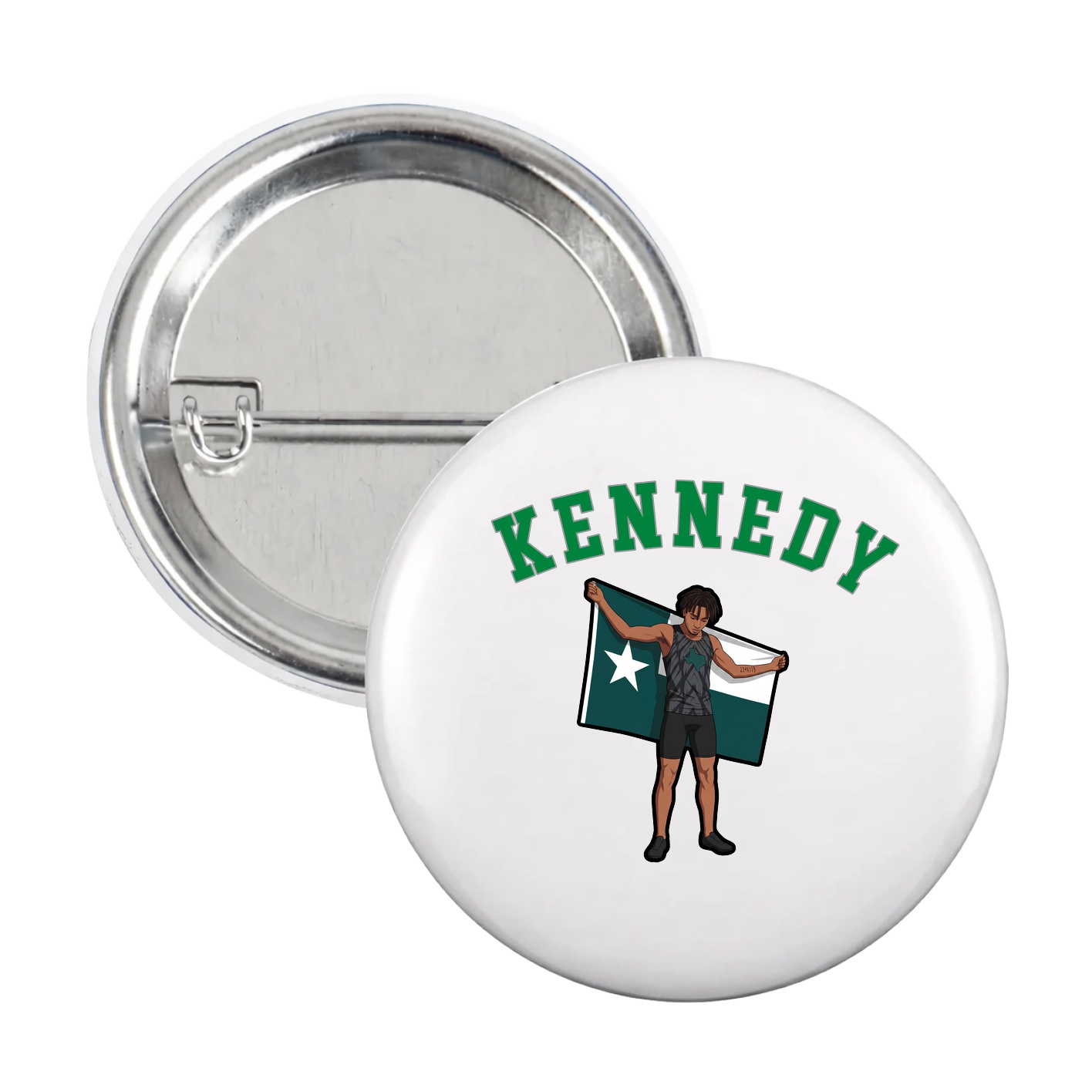 Game Day Button — Shirsey Arch in White