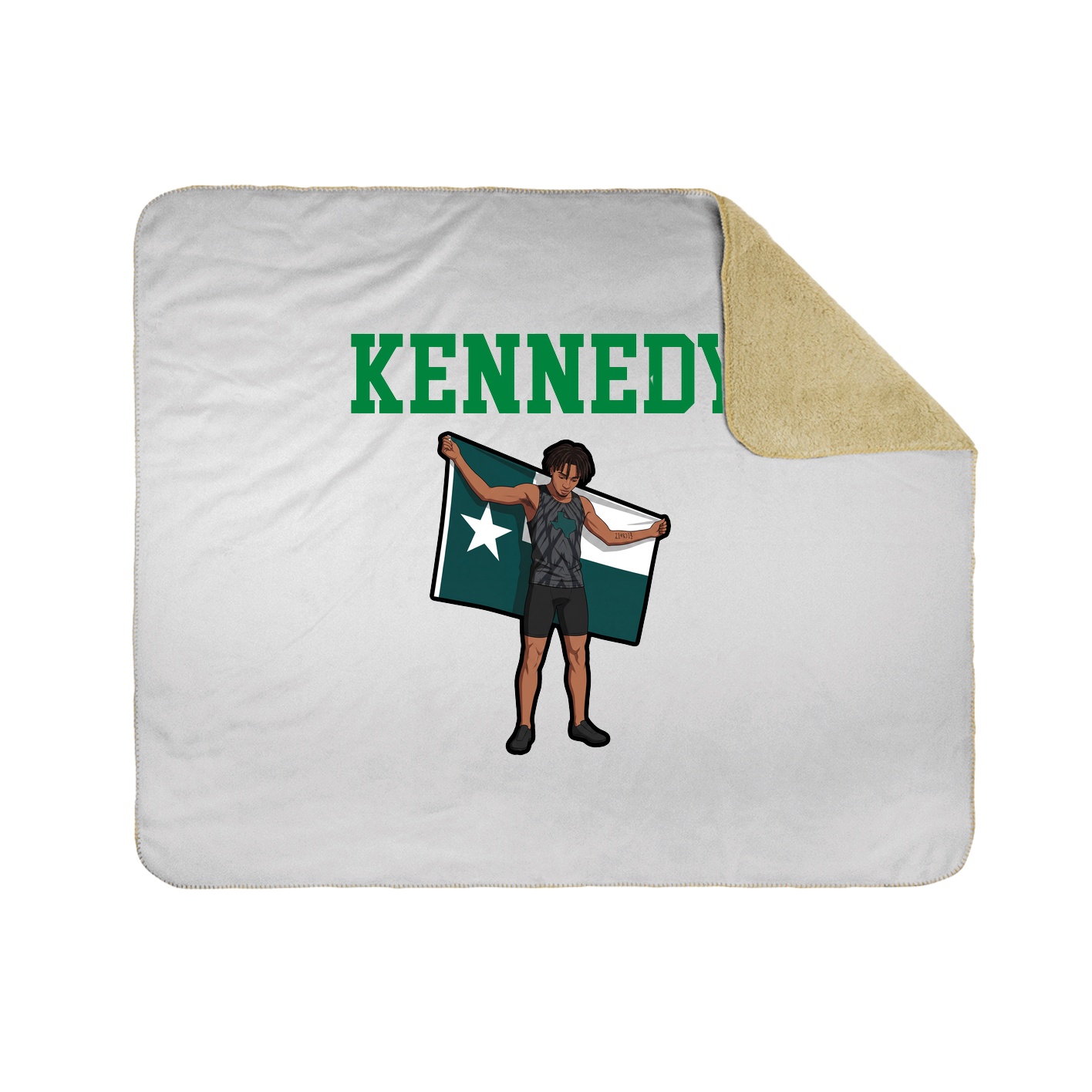 Throw Blanket — Shirsey in White