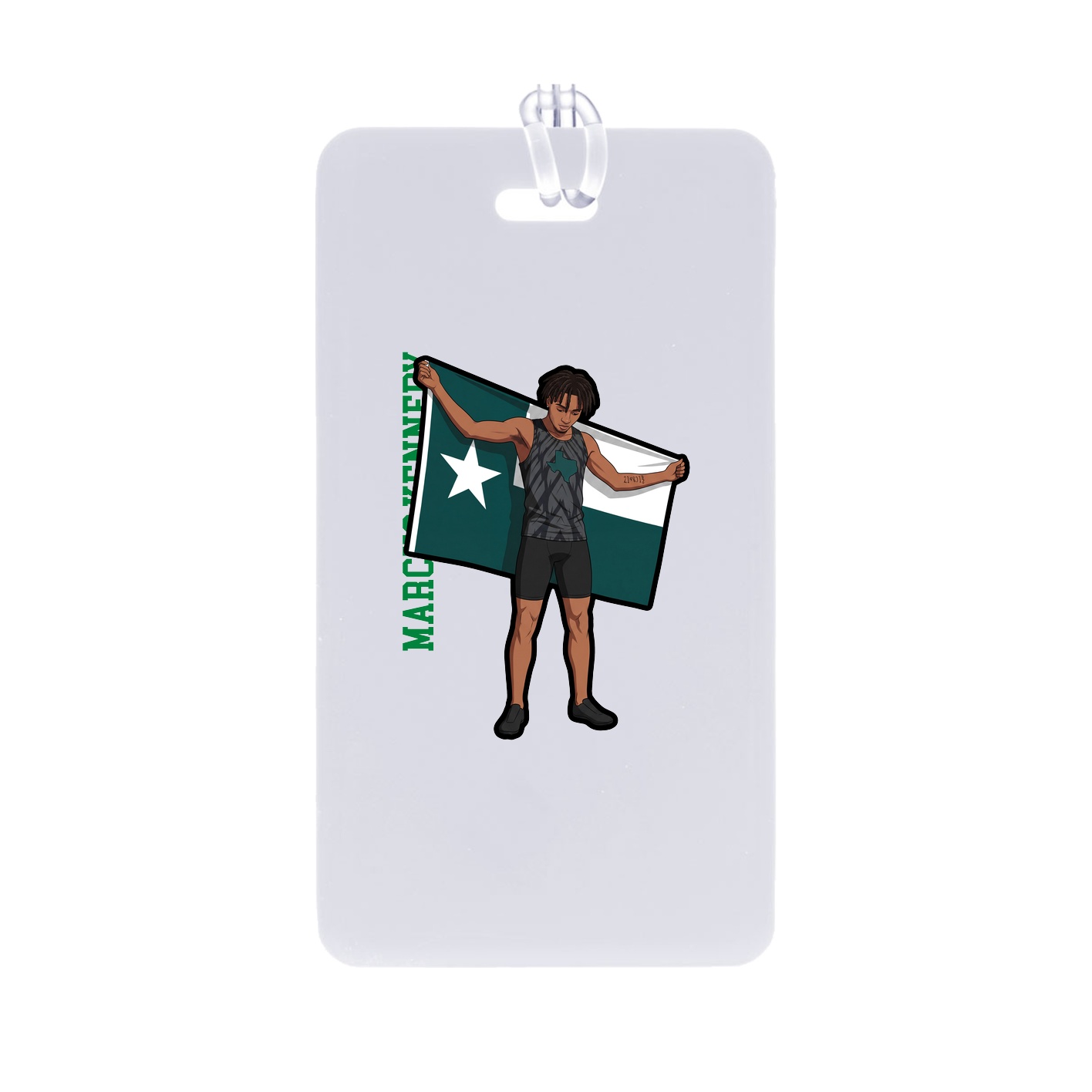 Bag Tag — Name Vertical in Classic