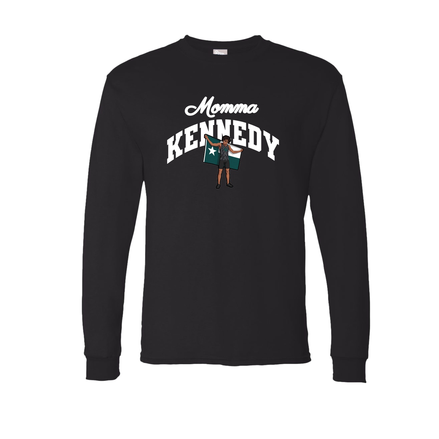 Long Sleeve Tee — Mothers Day Arch in Black