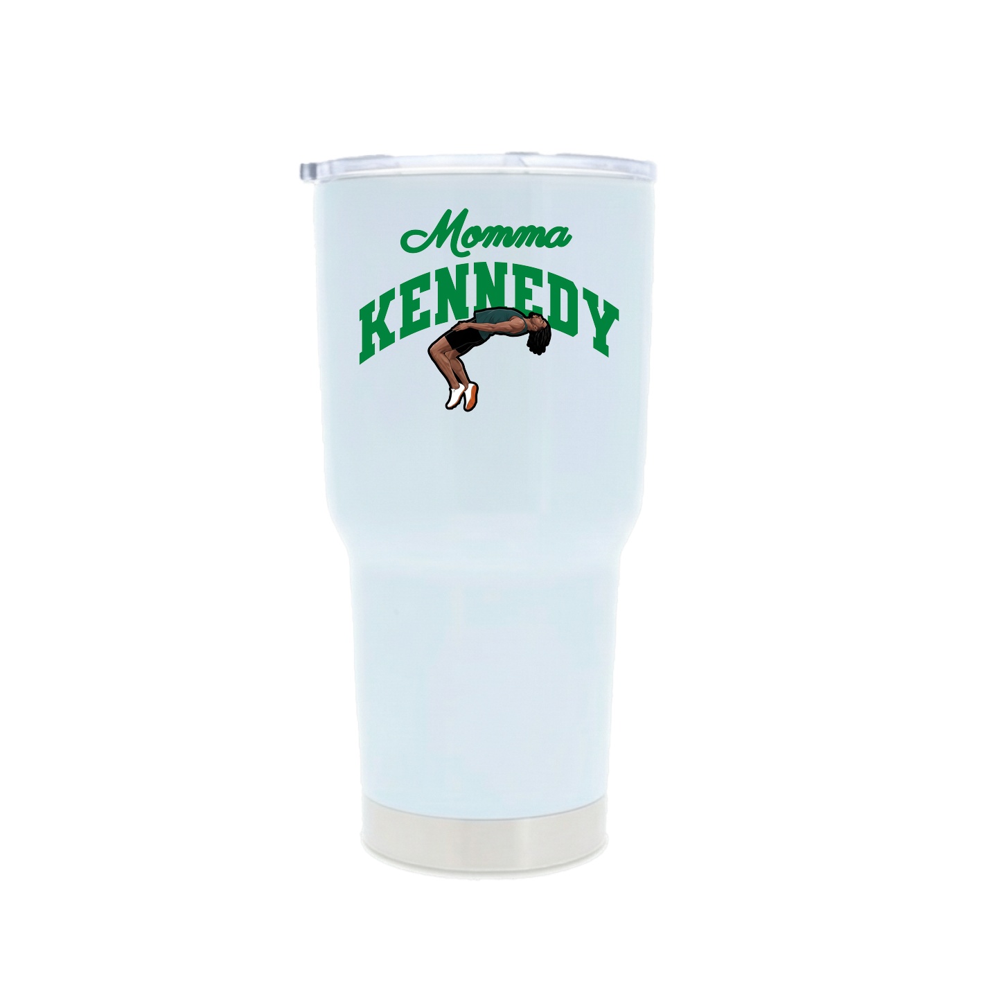 30oz Stainless Steel Tumbler — Mothers Day Arch in White