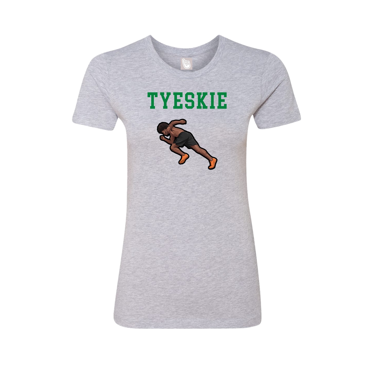 Fitted Women's Tee — Shirsey in Grey