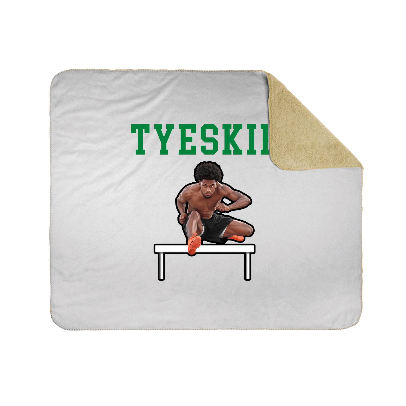 Throw Blanket — Shirsey in White
