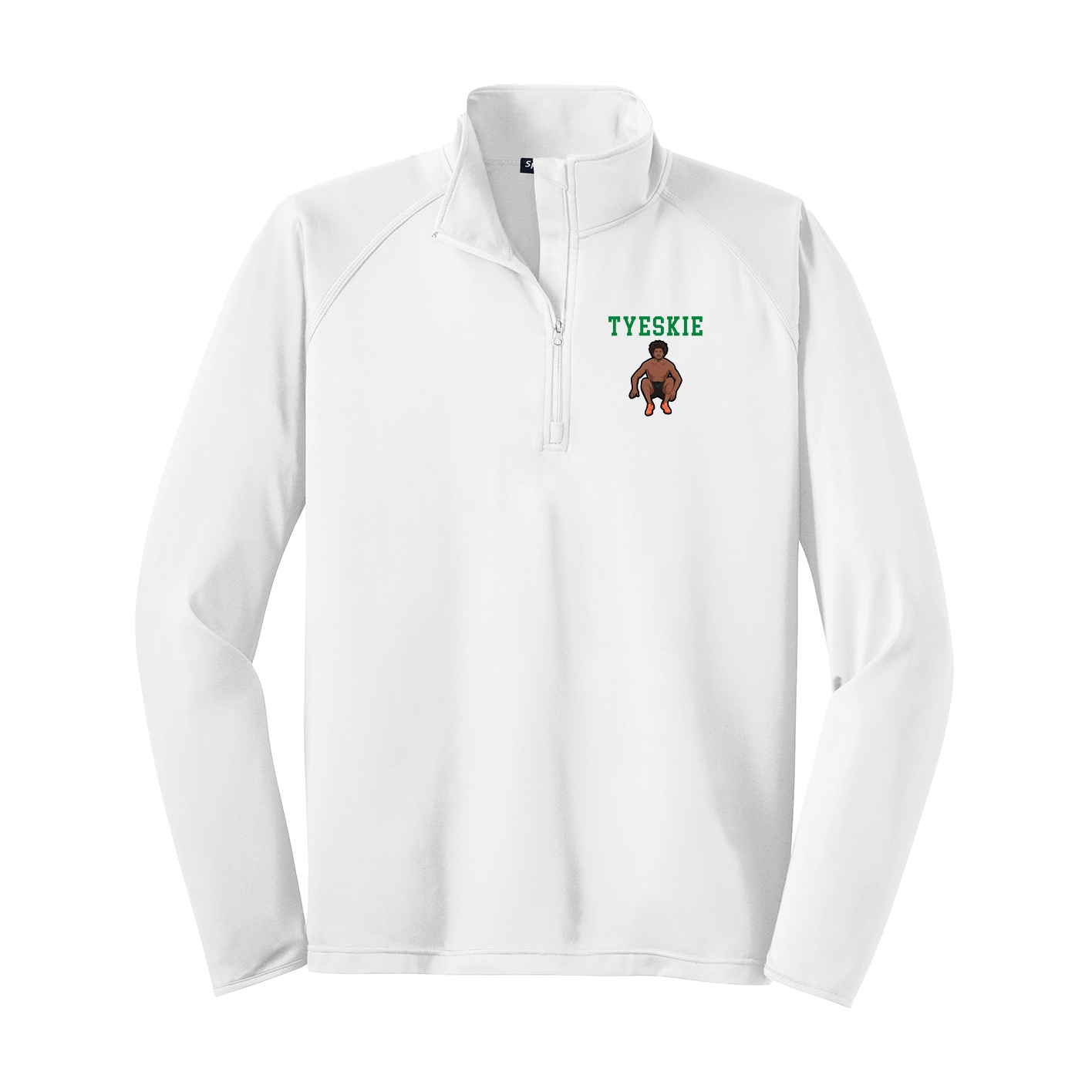 Q-Zip Pullover — Shirsey in White
