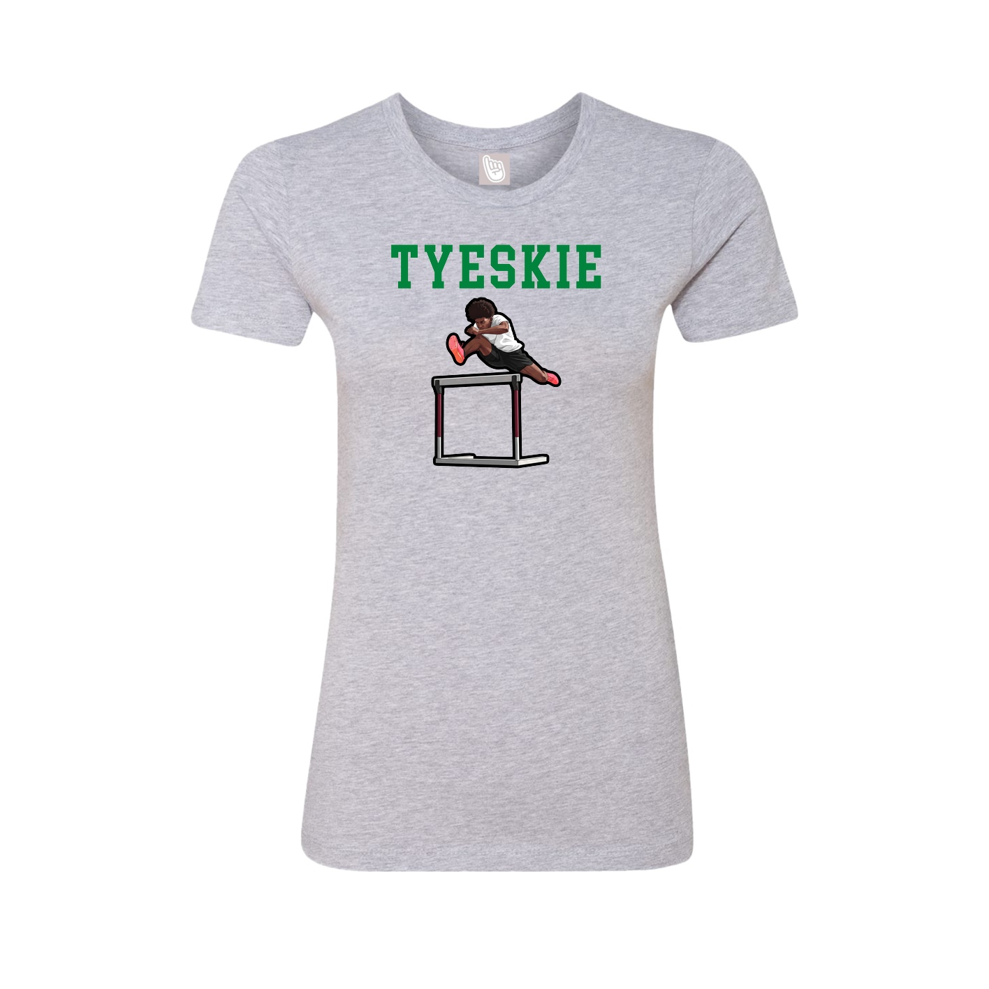 Fitted Women's Tee — Shirsey in Grey