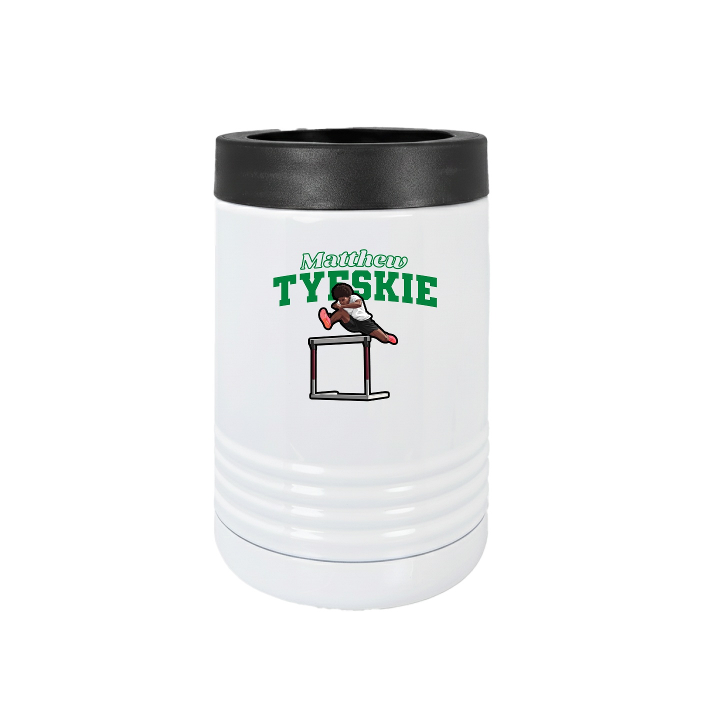 Beverage Holder — Name Arch in White