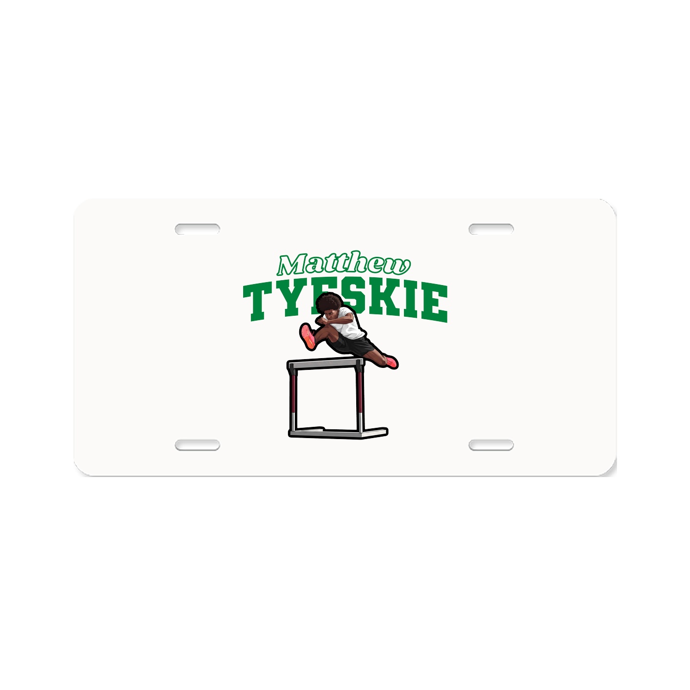 License Plate — Name Arch in Classic