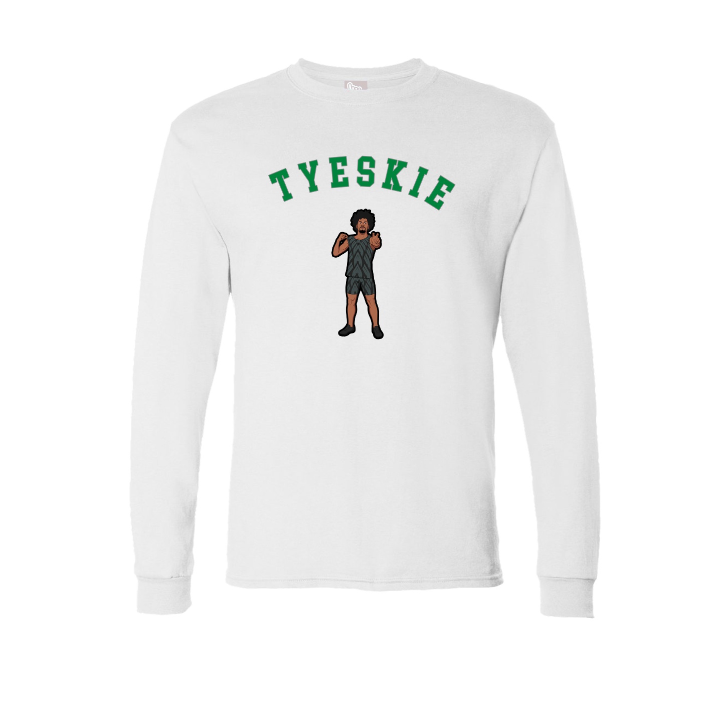 Long Sleeve Tee — Shirsey Arch in White
