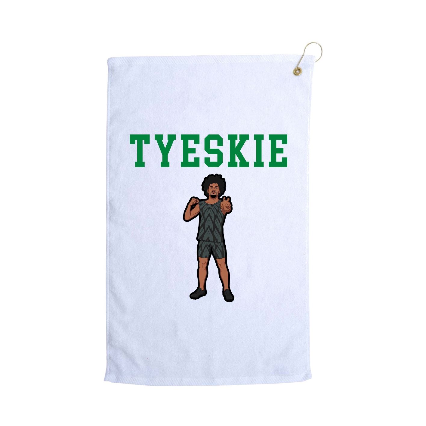 Golf Towel — Shirsey in White