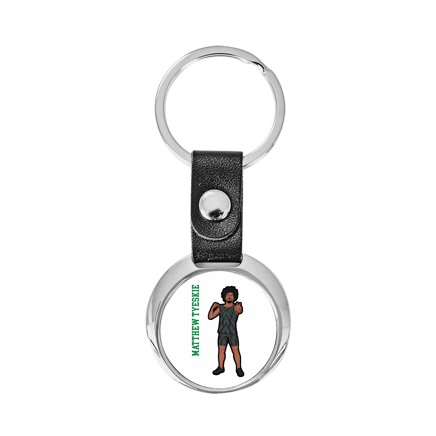 Key Chain — Name Vertical in Classic