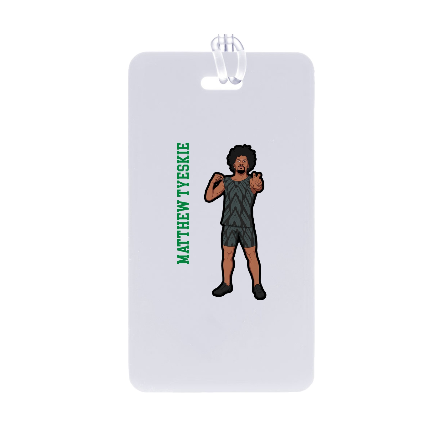 Bag Tag — Name Vertical in Classic