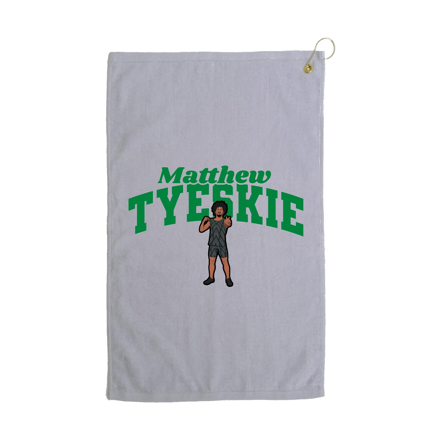 Golf Towel — Signature Arch in Grey