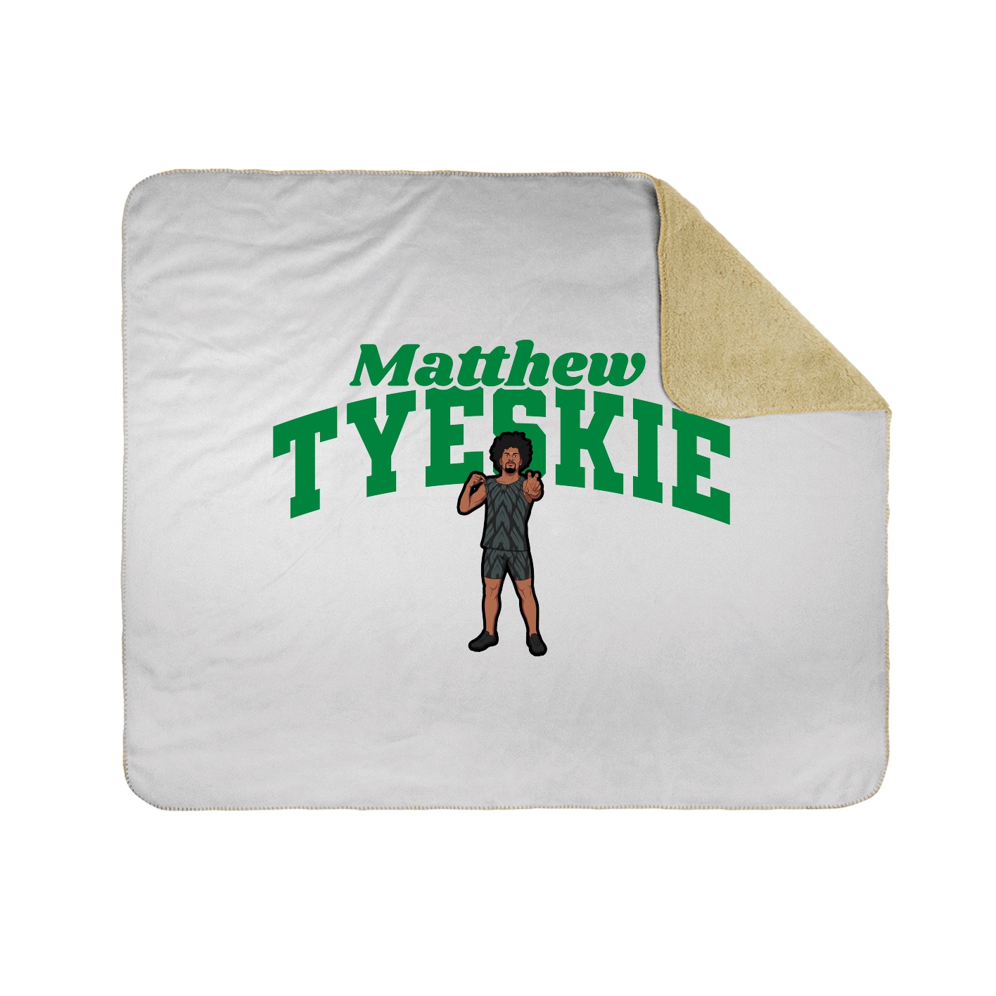 Throw Blanket — Signature Arch in White