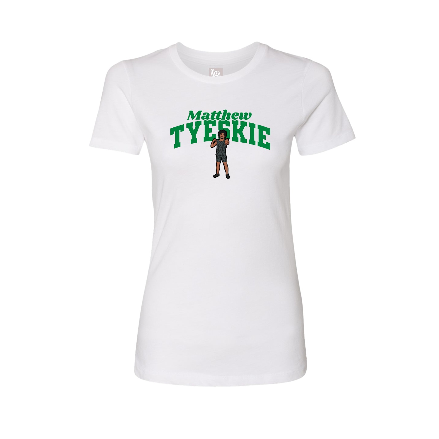 Womens Tee — Signature Arch in White
