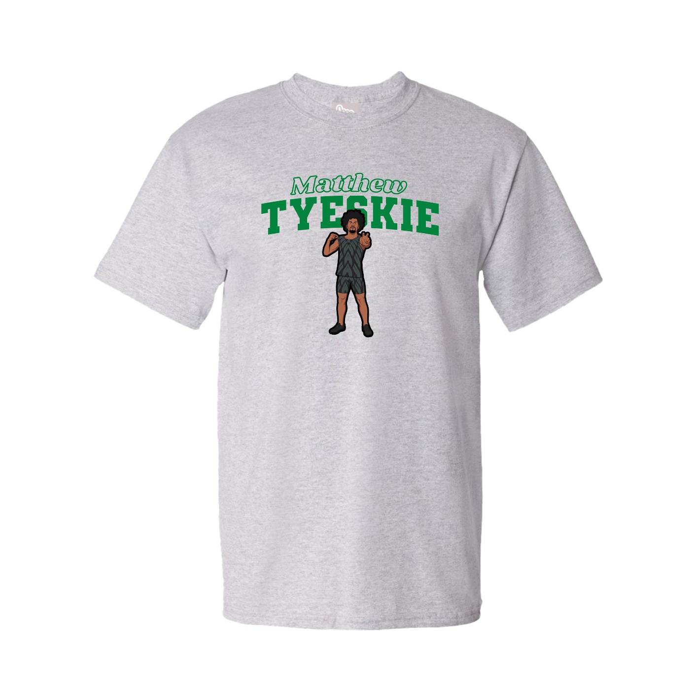 Tee — Name Arch in Grey