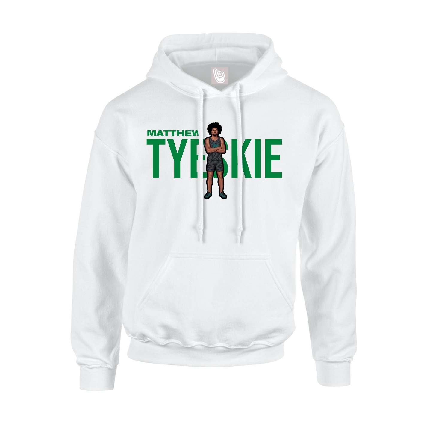 Hoodie — Player Name in White