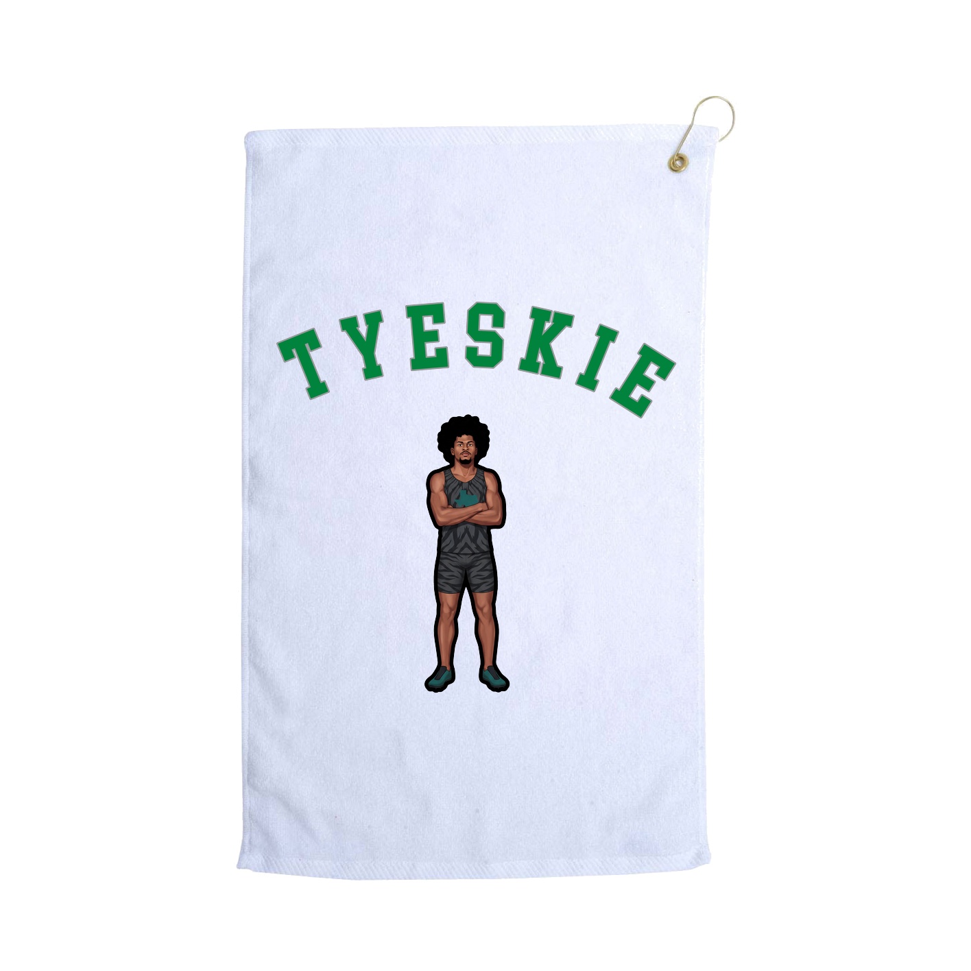 Golf Towel — Shirsey Arch in White