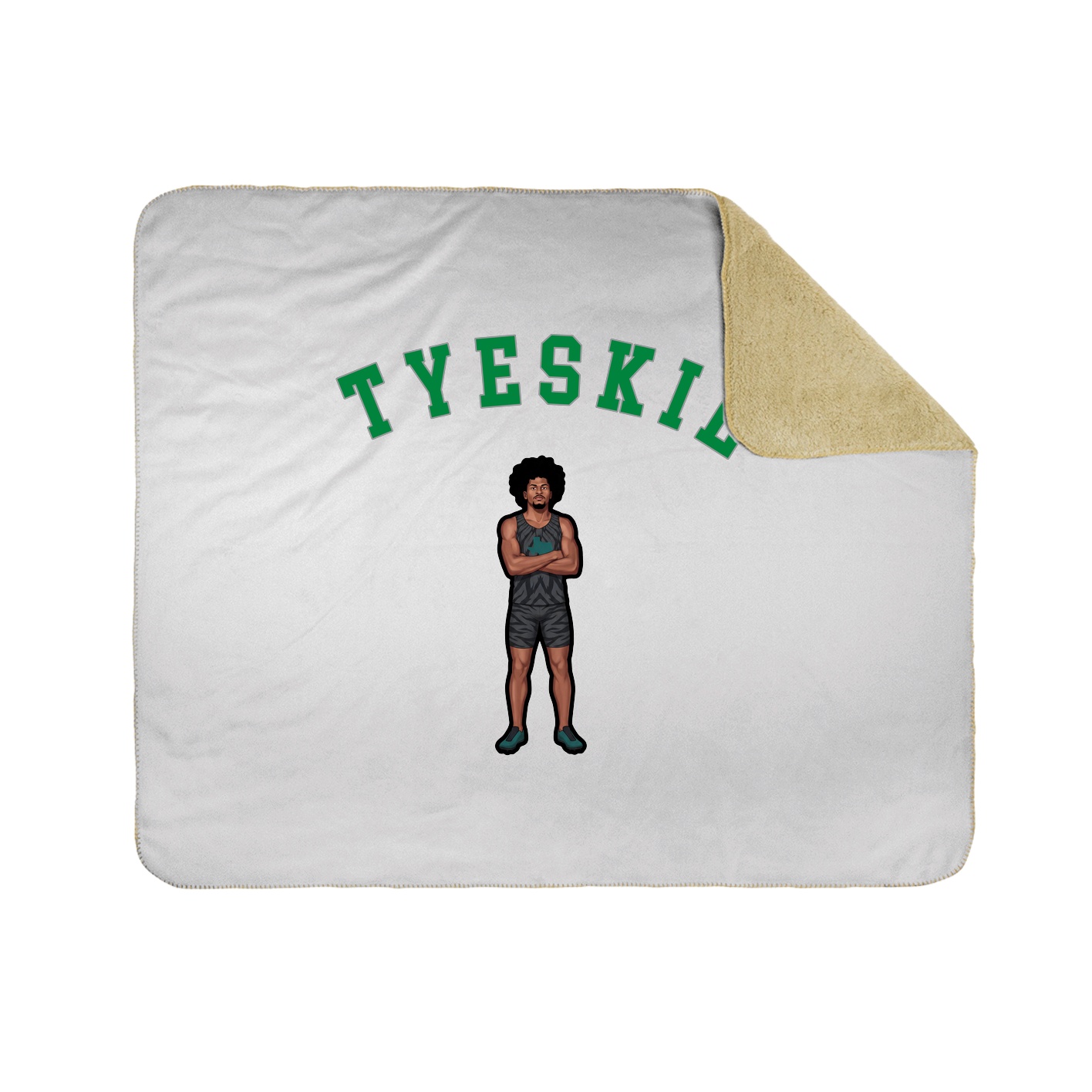 Throw Blanket — Shirsey Arch in White