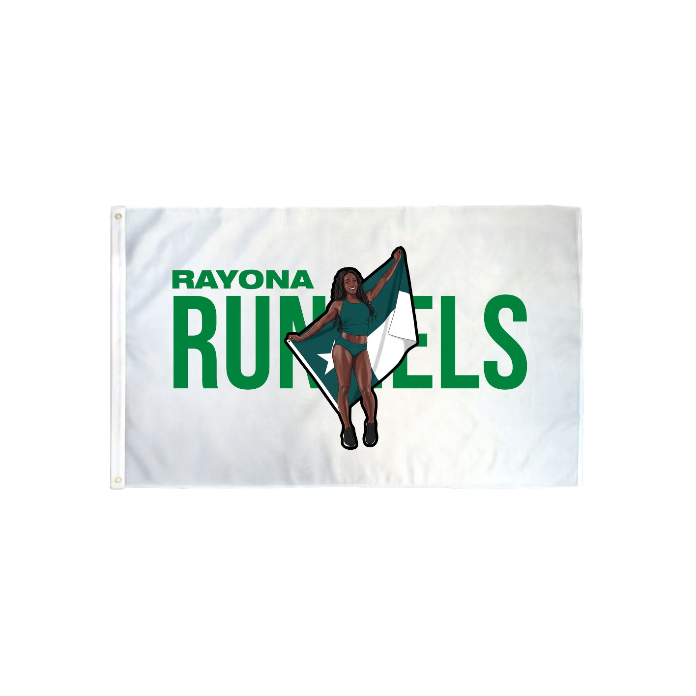 3x5 Flag — Player Name in Classic