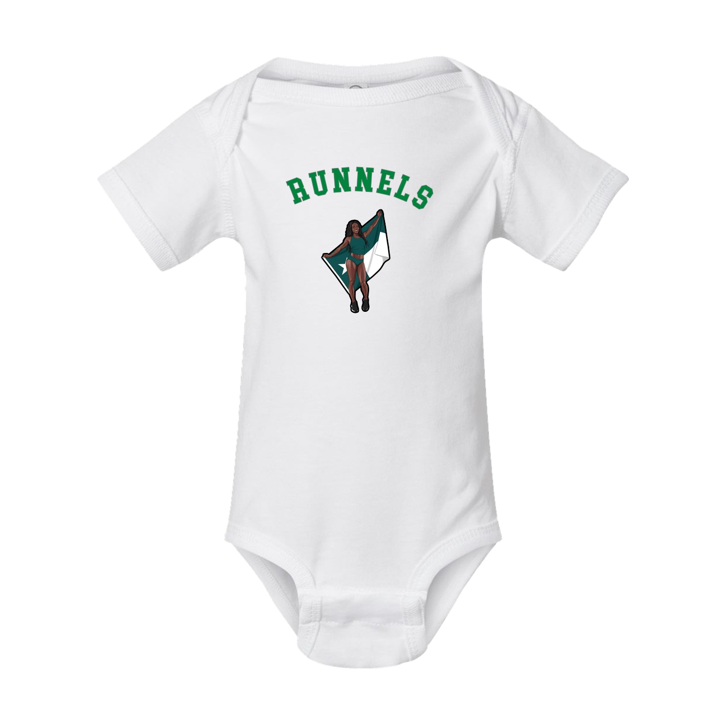 Baby Onesie — Shirsey Arch in White