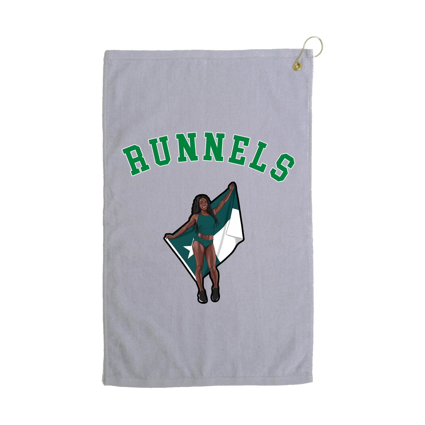 Golf Towel — Shirsey Arch in Grey