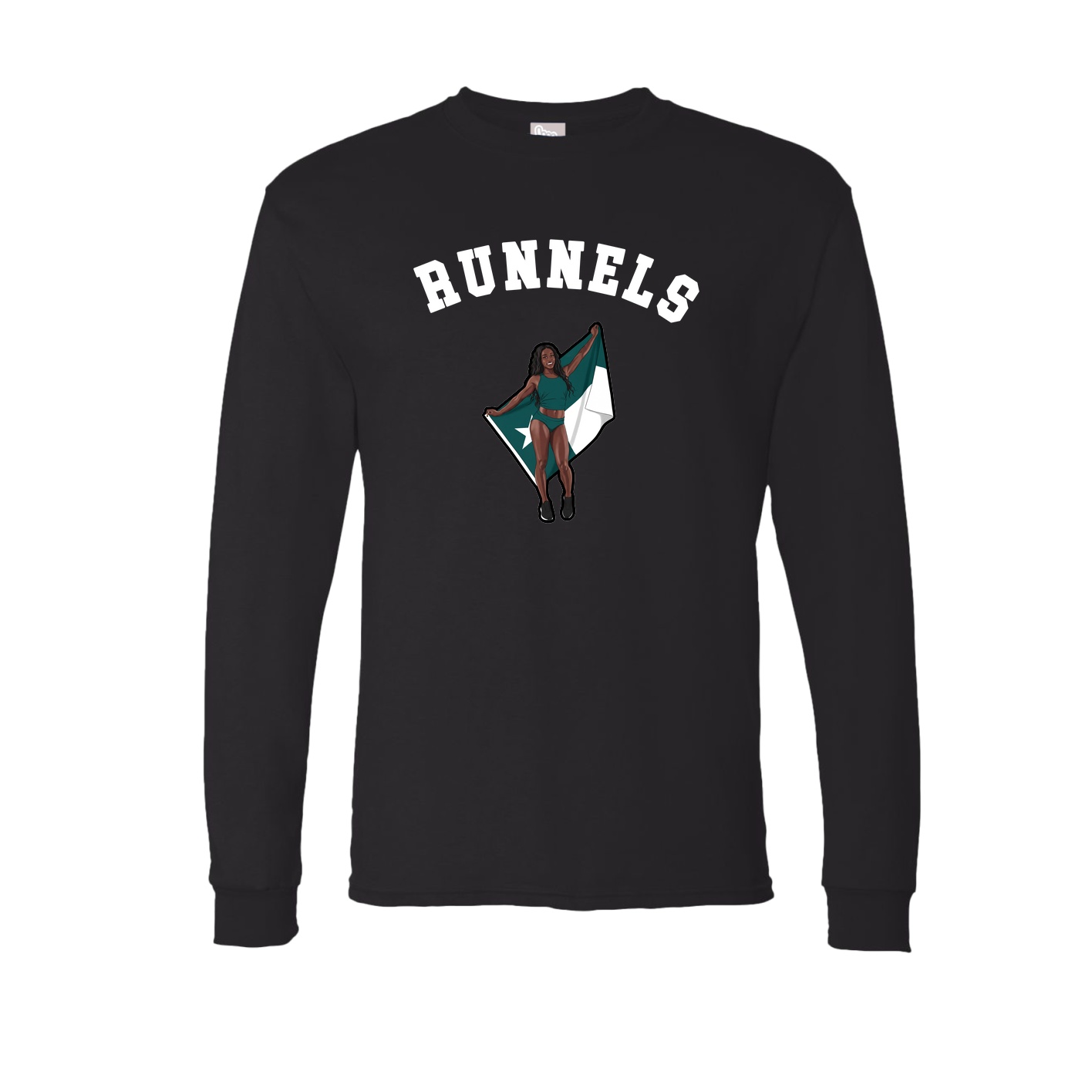Long Sleeve Tee — Shirsey Arch in Black