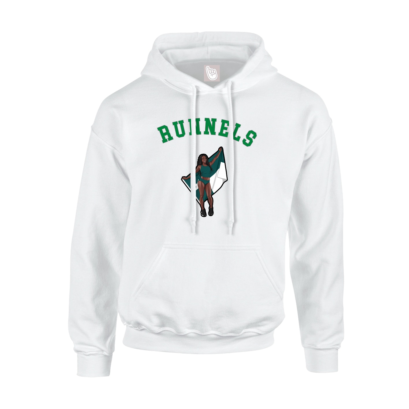 Hoodie — Shirsey Arch in White