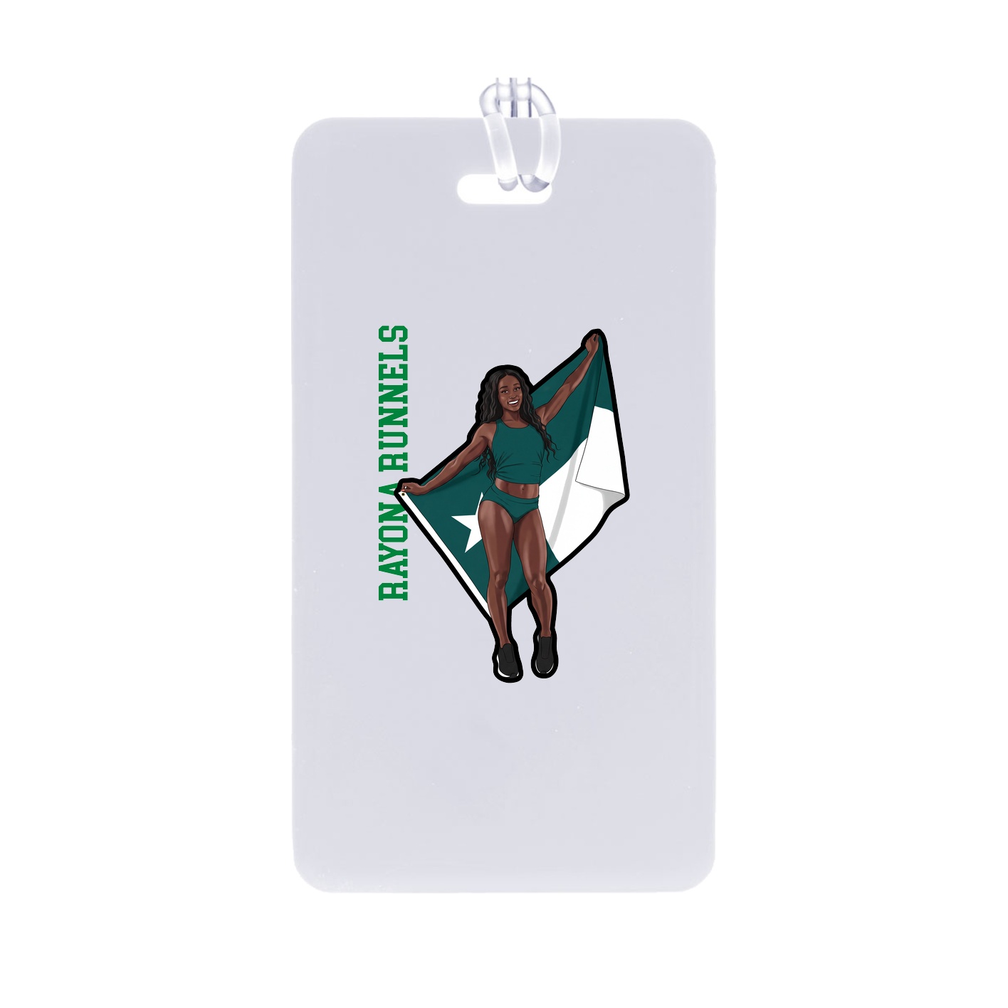Bag Tag — Name Vertical in Classic