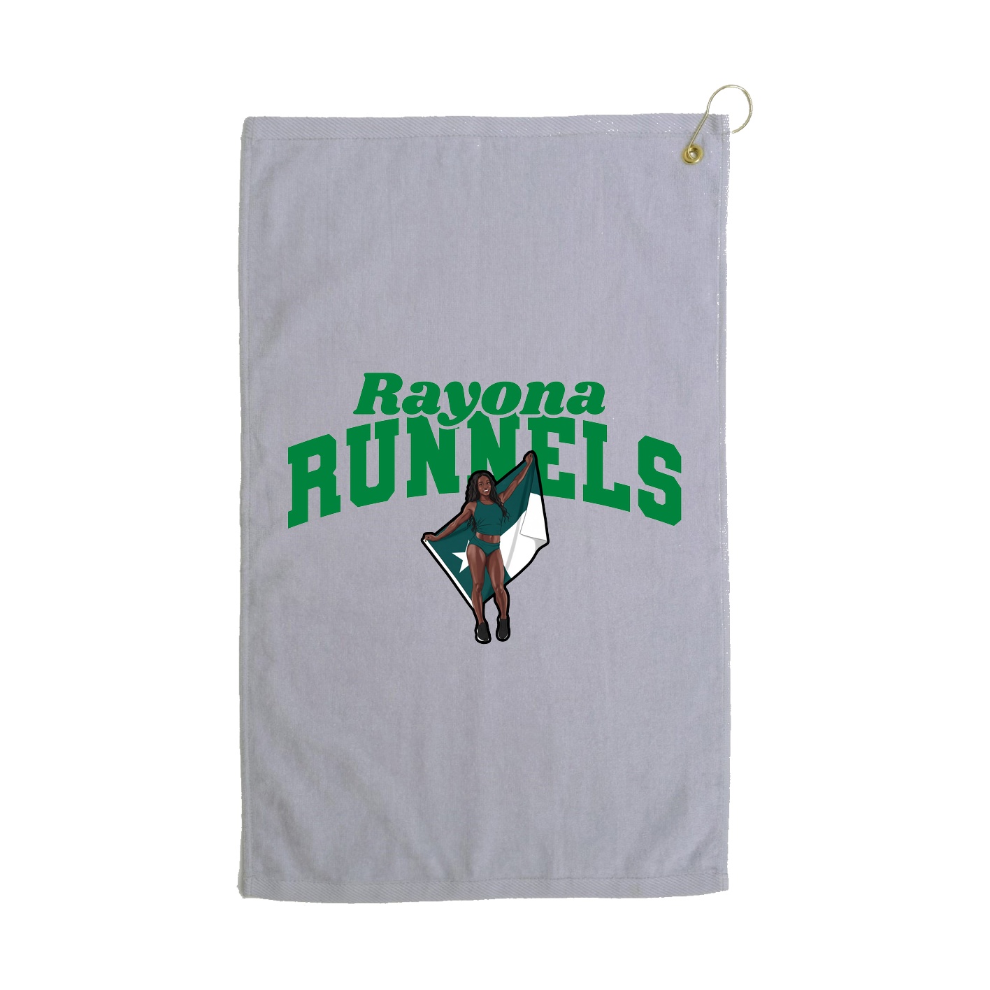 Golf Towel — Signature Arch in Grey